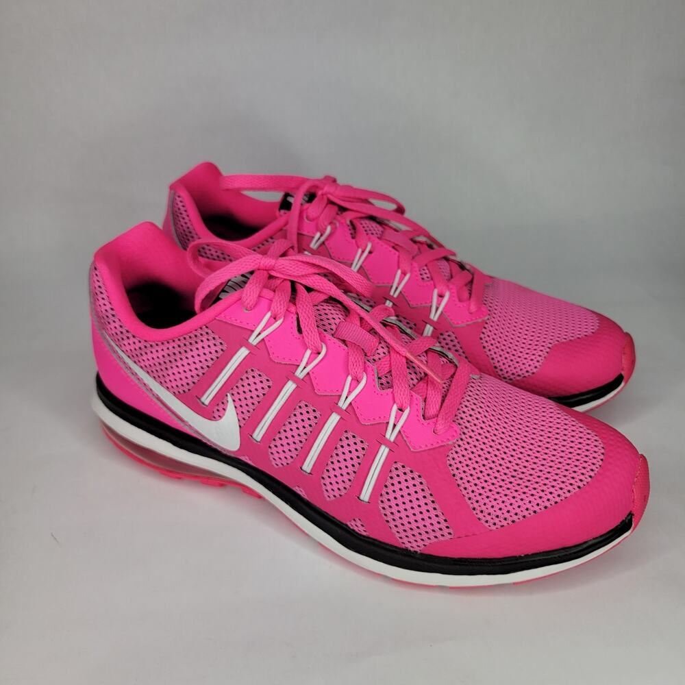 SOLD / NEW Nike Air Max Dynasty Running Shoes Pink Blast White Black Size 9 - Picture 2 of 11